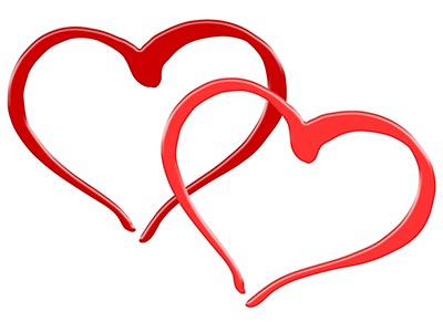 💗 Zwei Herzen als Symbol der Zweisamkeit 💕